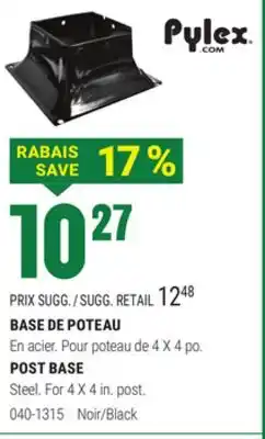BMR POST BASE offer