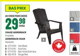 BMR CHAISE ADIRONDACK offer