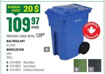 BMR BAC ROULANT offer