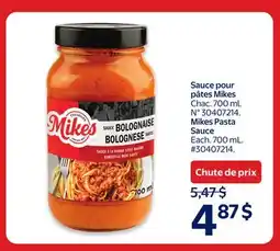Walmart Mikes Pasta Sauce offer