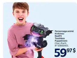 Walmart RealFX Toothless Puppertronic offer