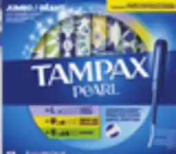 Walmart Tampax Pearl or Radiant Tampons 38s - 50s offer