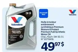 Walmart Restore & Protect Premium Full Synthetic Motor Oil offer