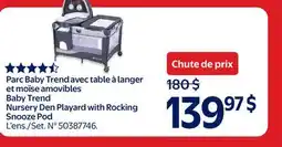 Walmart Nursery Den Playard with Rocking Snooze Pod offer