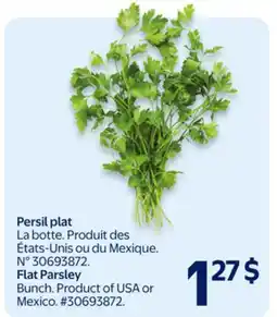 Walmart Flat Parsley offer