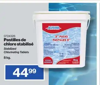 Patrick Morin Stabilized Chlorinating Tablets offer