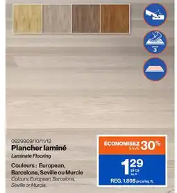 Patrick Morin Laminate Flooring offer