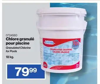 Patrick Morin Granulated Chlorine for Pool offer