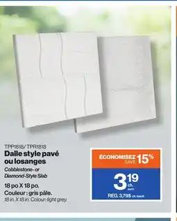Patrick Morin Cobblestone- or Diamond-Style Slab offer