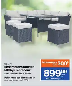 Patrick Morin LIMA Sectional Set, 6 Pieces offer