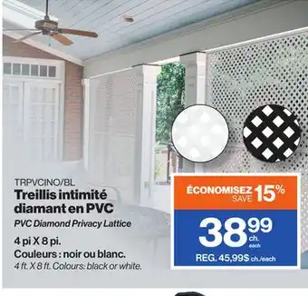 Patrick Morin PVC Diamond Privacy Lattice offer