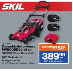 Patrick Morin PWRCORE 20 Lawn Mower Kit, 18 in offer