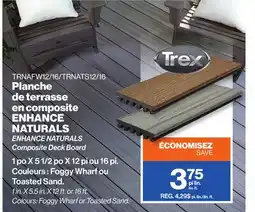 Patrick Morin ENHANCE NATURALS Composite Deck Board offer