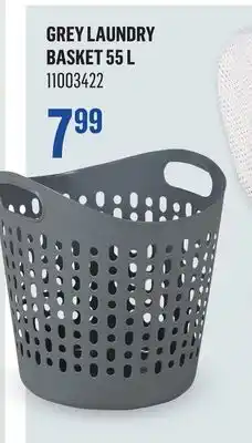 Canac GREY LAUNDRY BASKET 55 L offer