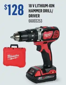 Canac 18 V Lithium-ion Hammer Drill/Driver offer