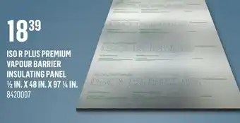 Canac ISO R PLUS Premium Vapour Barrier Insulating Panel offer