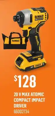 Canac 20 V Max Atomic Compact Impact Driver offer