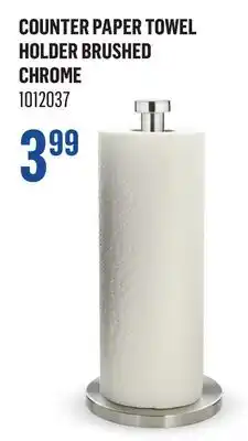 Canac Counter Paper Towel Holder Brushed Chrome offer