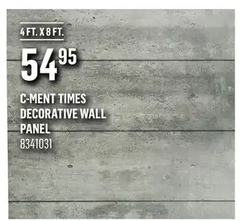 Canac C-Ment Times Decorative Wall Panel offer