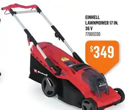 Canac Einhell Lawnmower 17 in. 36 V offer