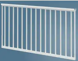 Canac Pillar Aluminum Railing White offer