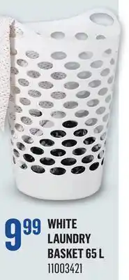 Canac White Laundry Basket 65 L offer