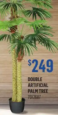 Canac DOUBLE ARTIFICIAL PALM TREE offer