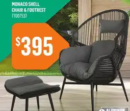 Canac Monaco Shell Chair & Footrest offer