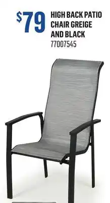 Canac High Back Patio Chair offer