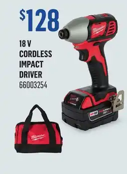 Canac 18 V Cordless Impact Driver offer