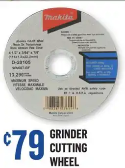 Canac Grinder Cutting Wheel offer