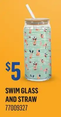Canac Swim Glass and Straw offer