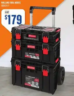 Canac Rolling Tool Boxes offer