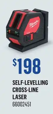 Canac Self-Levelling Cross-Line Laser offer