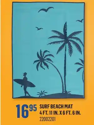 Canac SURF BEACH MAT 4 FT. 11 IN. X 6 FT. 6 IN offer