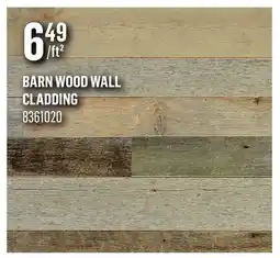 Canac Barn Wood Wall Cladding offer