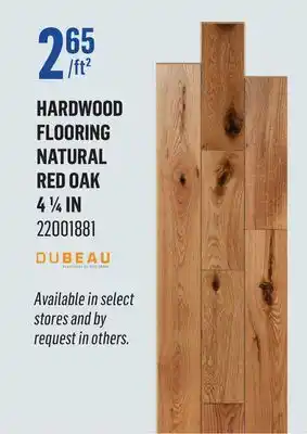 Canac Hardwood Flooring offer
