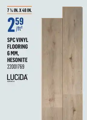 Canac SPC Vinyl Flooring offer