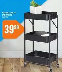 Canac Foldable Trolley with Wheels offer