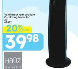 Rossy Oscillating tower fan offer