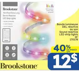 Rossy Sound reactive LED strip lights offer