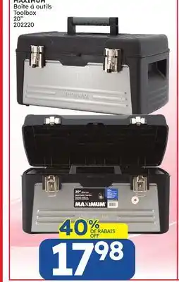 Rossy MAXIMUM Toolbox offer