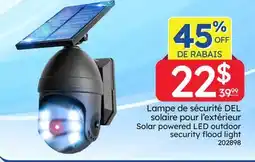 Rossy Solar powered LED outdoor security flood light offer