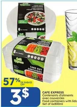 Rossy Food containers with lids offer