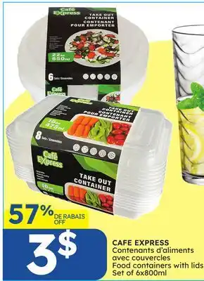Rossy Food containers with lids offer