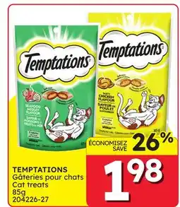 Rossy TEMPTATIONS Cat treats offer