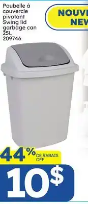 Rossy Swing lid garbage can offer