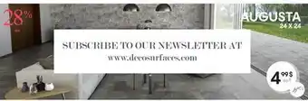 Deco Surfaces AUGUSTA offer