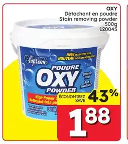 Rossy OXY Stain removing powder offer