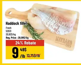 Mayrand Fresh Haddock Fillet 200 g offer